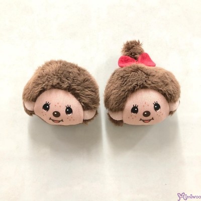 201471 Monchhichi Plush Head 5cm Magnet Boy 磁石貼 公仔  